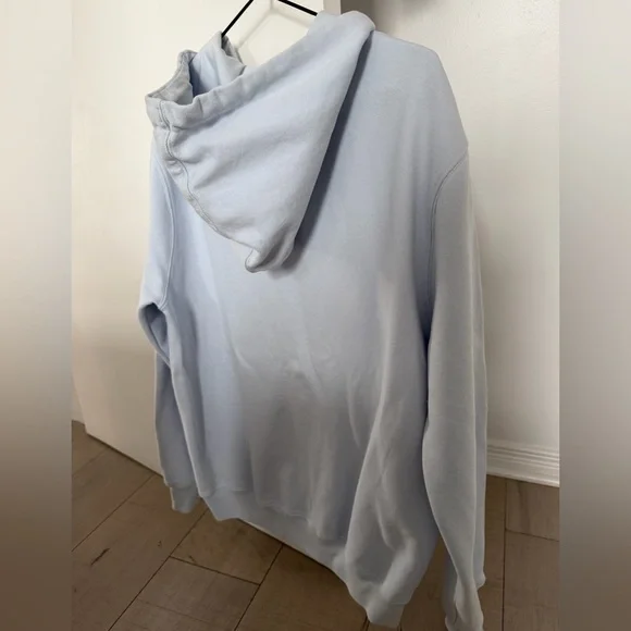 Off-White Sky Blue Hoodie - Picture 6 of 8